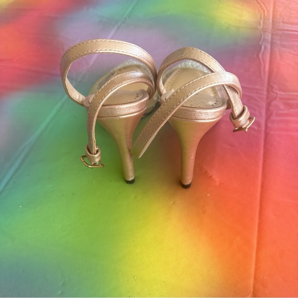 Sparkly Tan Heels - Picture 3 of 5